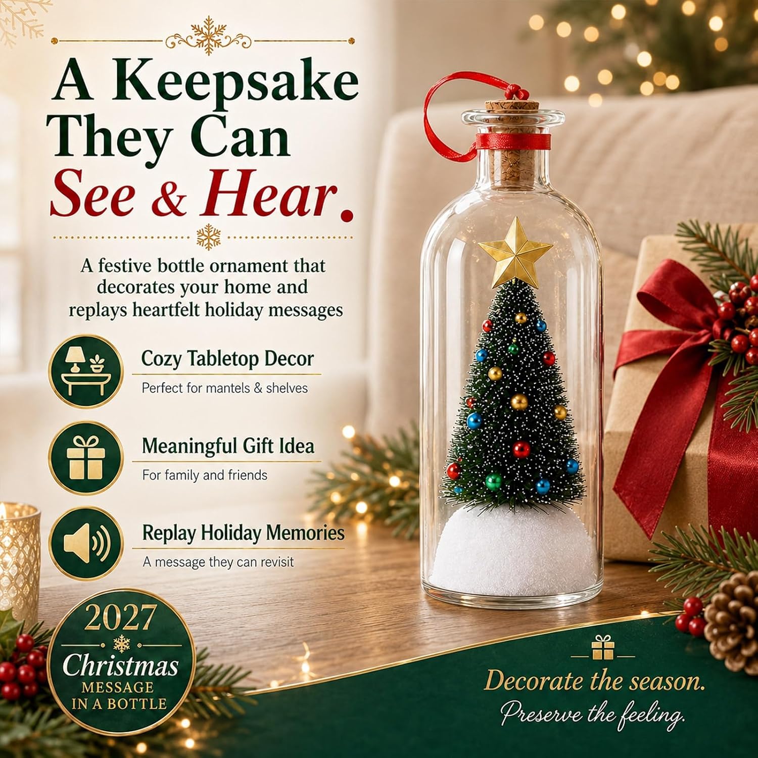 Everly - Recordable Christmas Tree