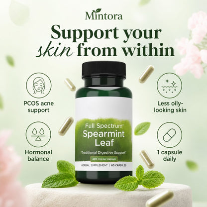 Mintora - spearmint leaf capsules