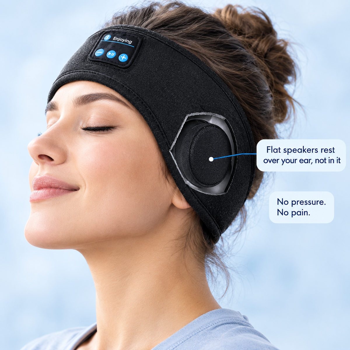 SkiBeats - bluetooth ski headband